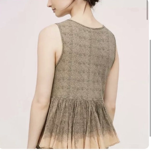 Anthropologie Akemi + Kin Embellished Ombre Boho Beach Swing Tank W-063 Sz XS - Picture 3 of 9